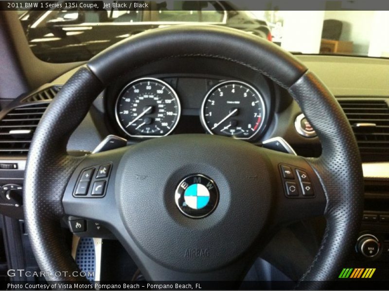 Jet Black / Black 2011 BMW 1 Series 135i Coupe