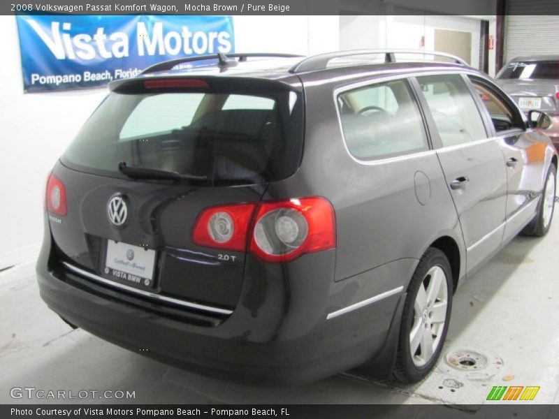 Mocha Brown / Pure Beige 2008 Volkswagen Passat Komfort Wagon