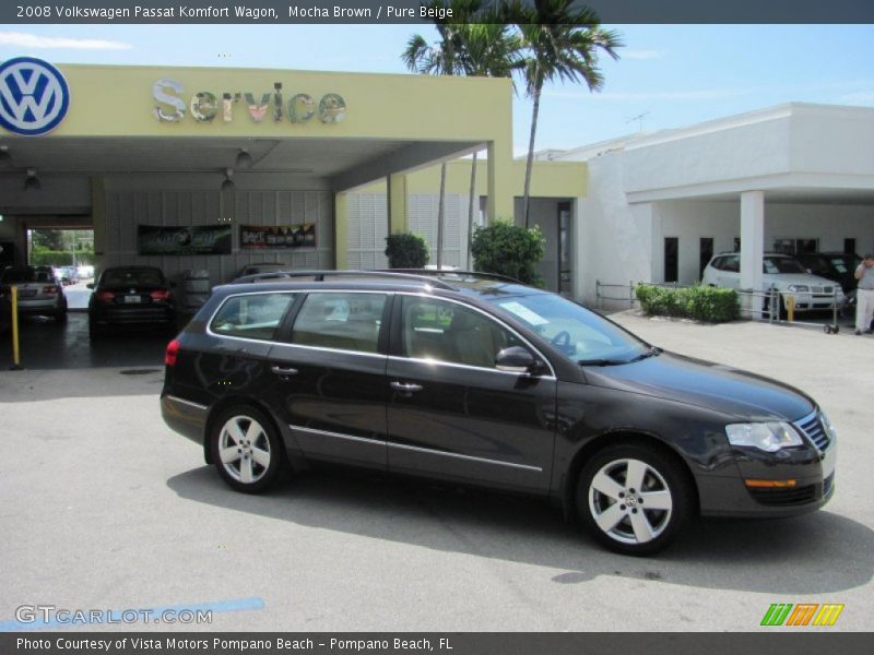 Mocha Brown / Pure Beige 2008 Volkswagen Passat Komfort Wagon