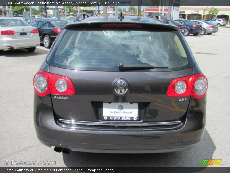 Mocha Brown / Pure Beige 2008 Volkswagen Passat Komfort Wagon