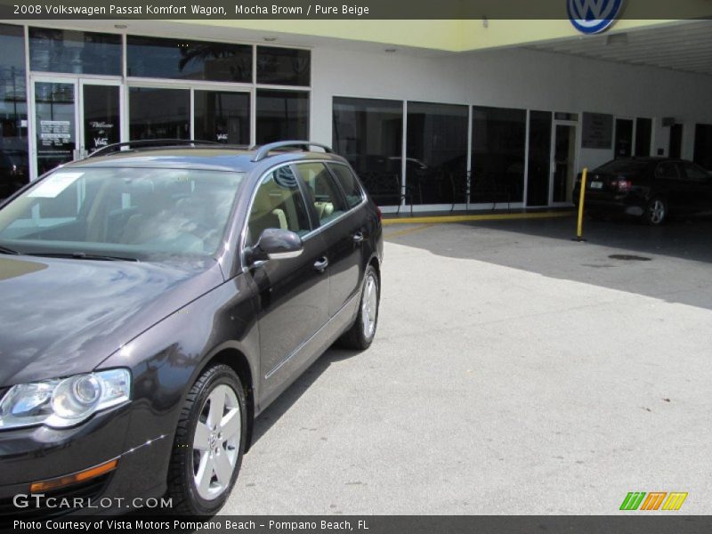 Mocha Brown / Pure Beige 2008 Volkswagen Passat Komfort Wagon