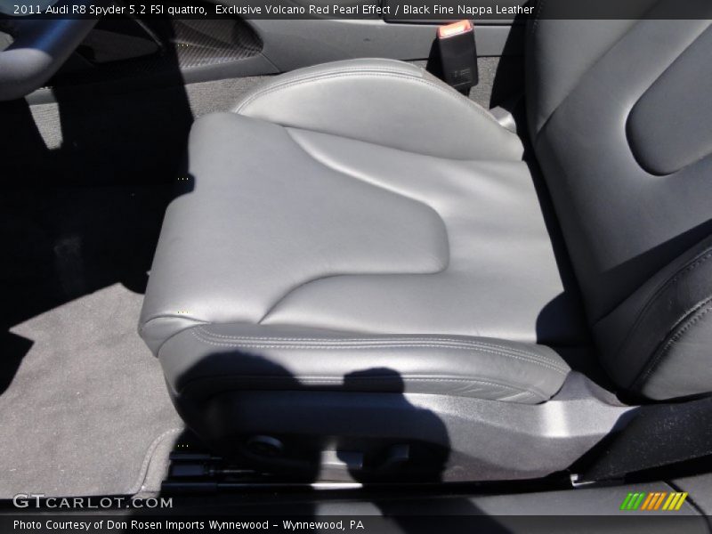 Exclusive Volcano Red Pearl Effect / Black Fine Nappa Leather 2011 Audi R8 Spyder 5.2 FSI quattro