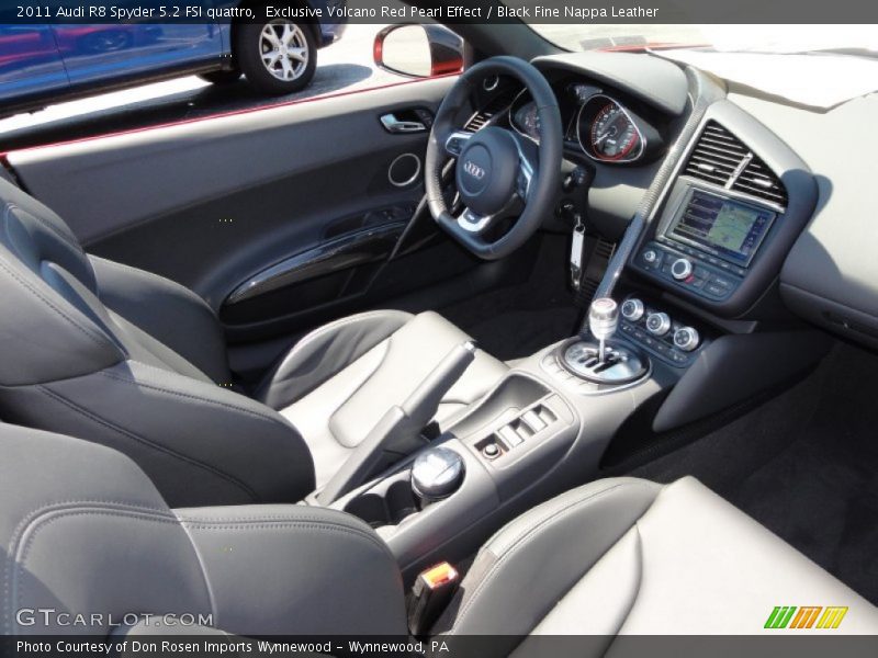  2011 R8 Spyder 5.2 FSI quattro Black Fine Nappa Leather Interior