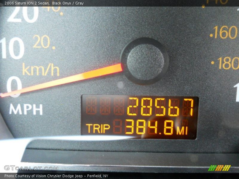 Black Onyx / Gray 2006 Saturn ION 2 Sedan