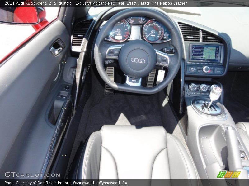 Dashboard of 2011 R8 Spyder 5.2 FSI quattro