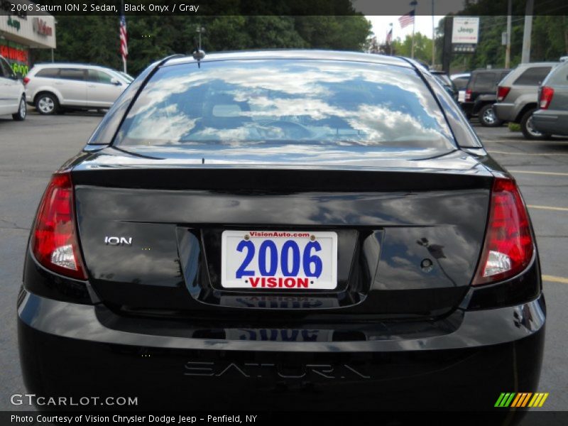 Black Onyx / Gray 2006 Saturn ION 2 Sedan
