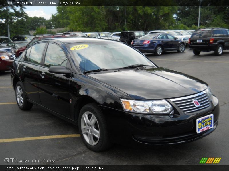 Black Onyx / Gray 2006 Saturn ION 2 Sedan