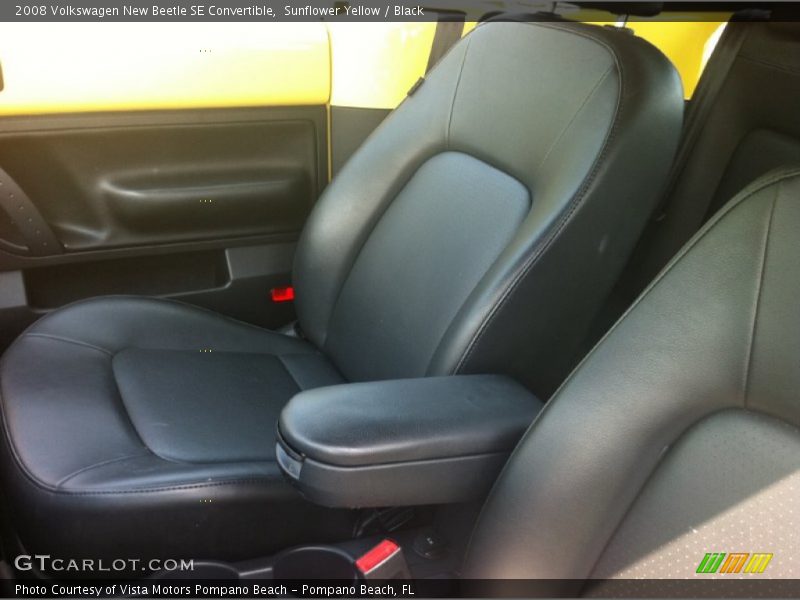 Sunflower Yellow / Black 2008 Volkswagen New Beetle SE Convertible