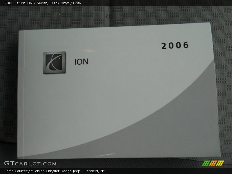 Black Onyx / Gray 2006 Saturn ION 2 Sedan
