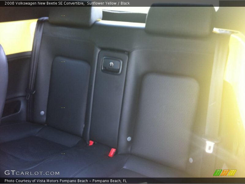 Sunflower Yellow / Black 2008 Volkswagen New Beetle SE Convertible