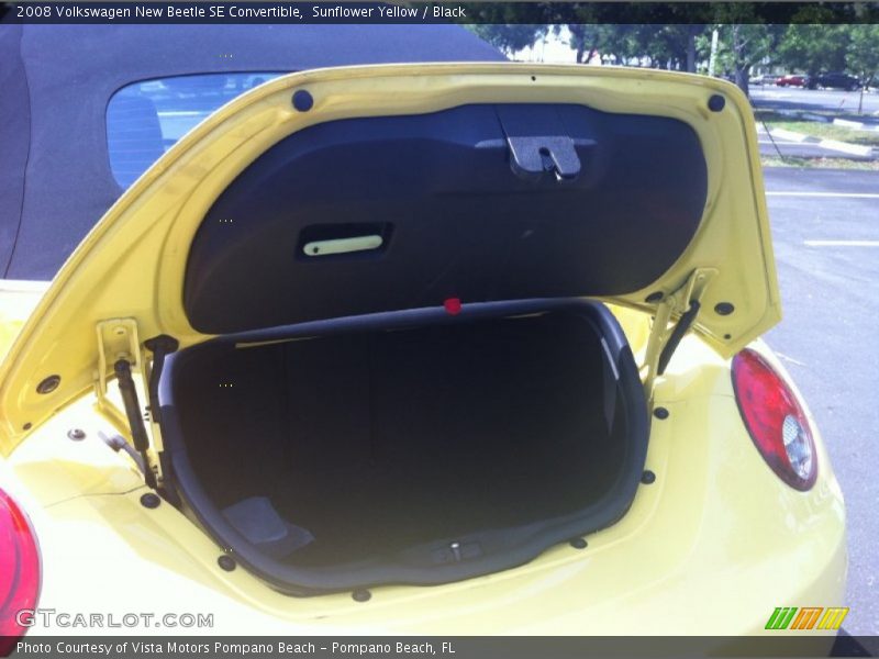 Sunflower Yellow / Black 2008 Volkswagen New Beetle SE Convertible