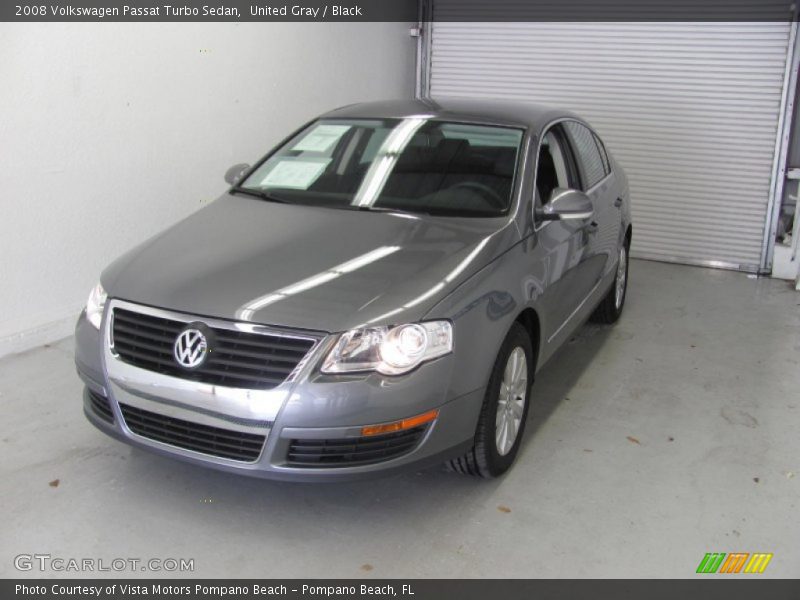 United Gray / Black 2008 Volkswagen Passat Turbo Sedan