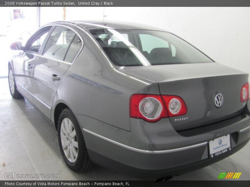 United Gray / Black 2008 Volkswagen Passat Turbo Sedan