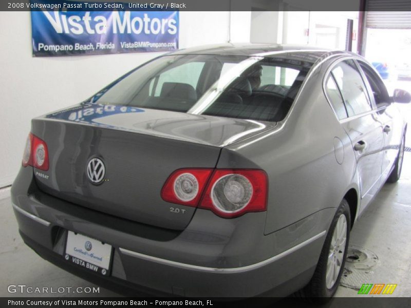 United Gray / Black 2008 Volkswagen Passat Turbo Sedan