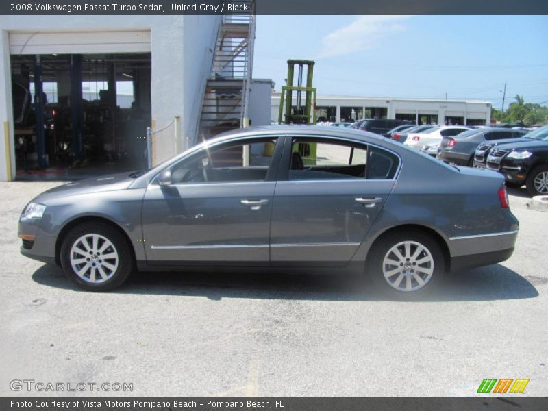 United Gray / Black 2008 Volkswagen Passat Turbo Sedan