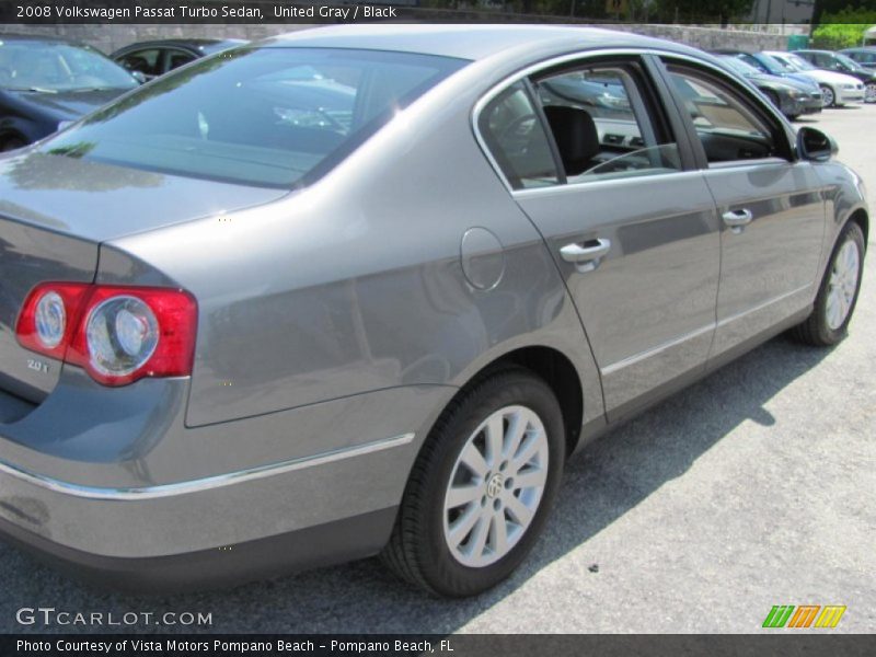 United Gray / Black 2008 Volkswagen Passat Turbo Sedan