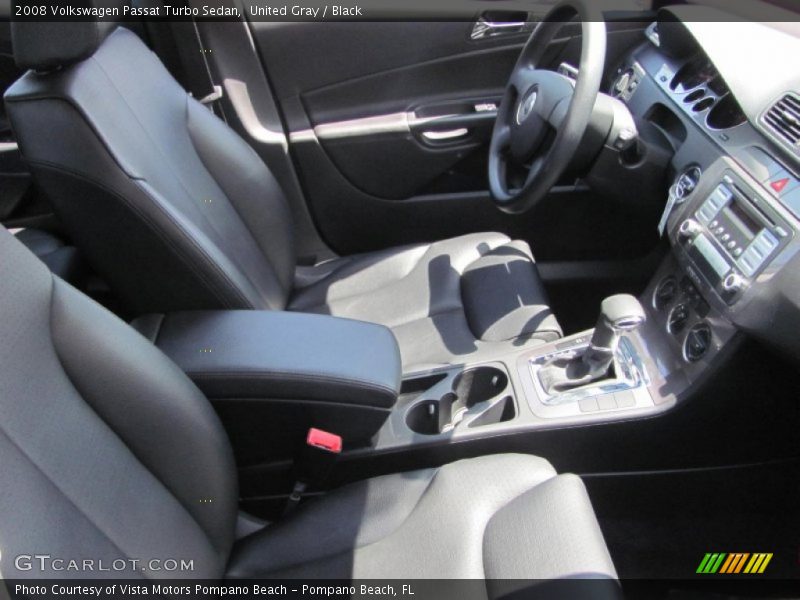United Gray / Black 2008 Volkswagen Passat Turbo Sedan