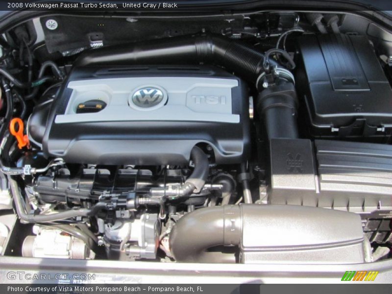 United Gray / Black 2008 Volkswagen Passat Turbo Sedan
