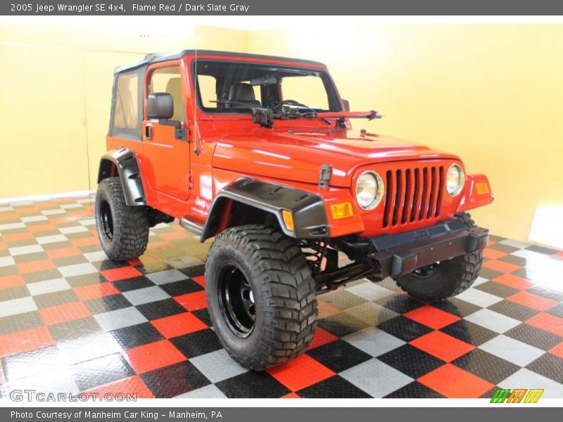 Flame Red / Dark Slate Gray 2005 Jeep Wrangler SE 4x4