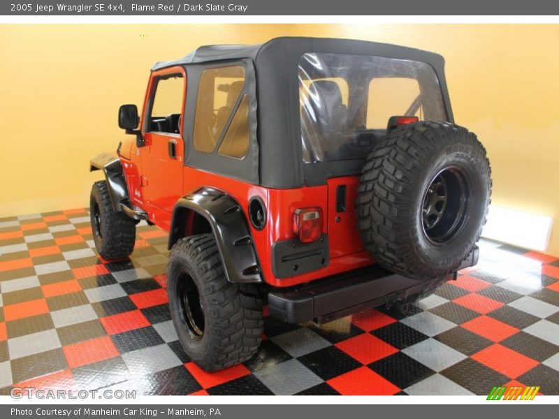 Flame Red / Dark Slate Gray 2005 Jeep Wrangler SE 4x4