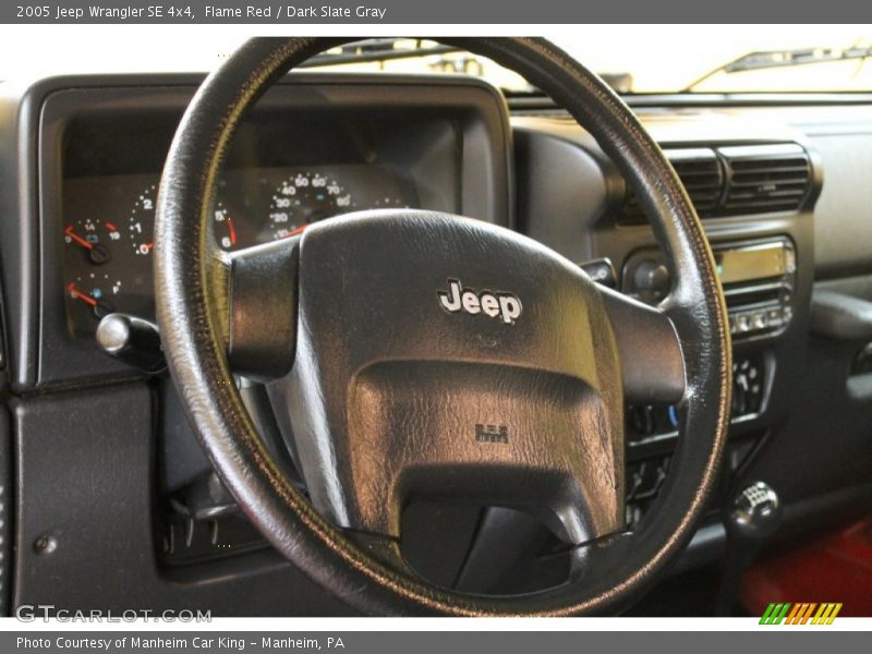Flame Red / Dark Slate Gray 2005 Jeep Wrangler SE 4x4