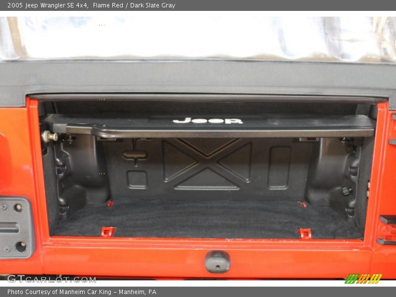 Flame Red / Dark Slate Gray 2005 Jeep Wrangler SE 4x4