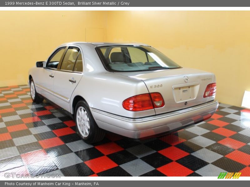 Brilliant Silver Metallic / Grey 1999 Mercedes-Benz E 300TD Sedan