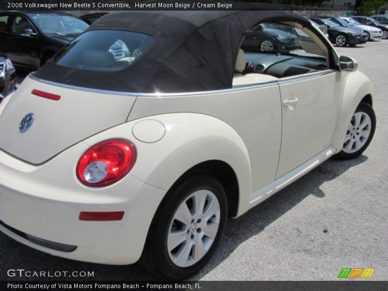 Harvest Moon Beige / Cream Beige 2008 Volkswagen New Beetle S Convertible