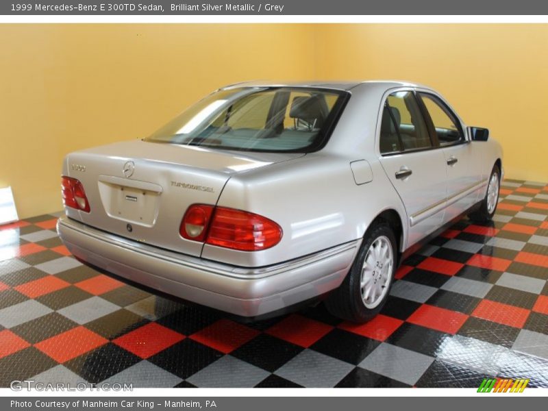 Brilliant Silver Metallic / Grey 1999 Mercedes-Benz E 300TD Sedan