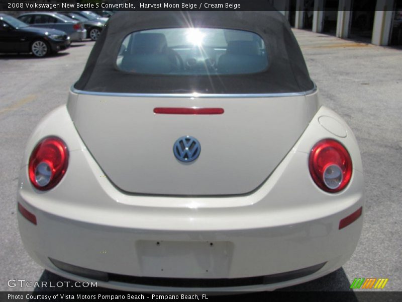 Harvest Moon Beige / Cream Beige 2008 Volkswagen New Beetle S Convertible