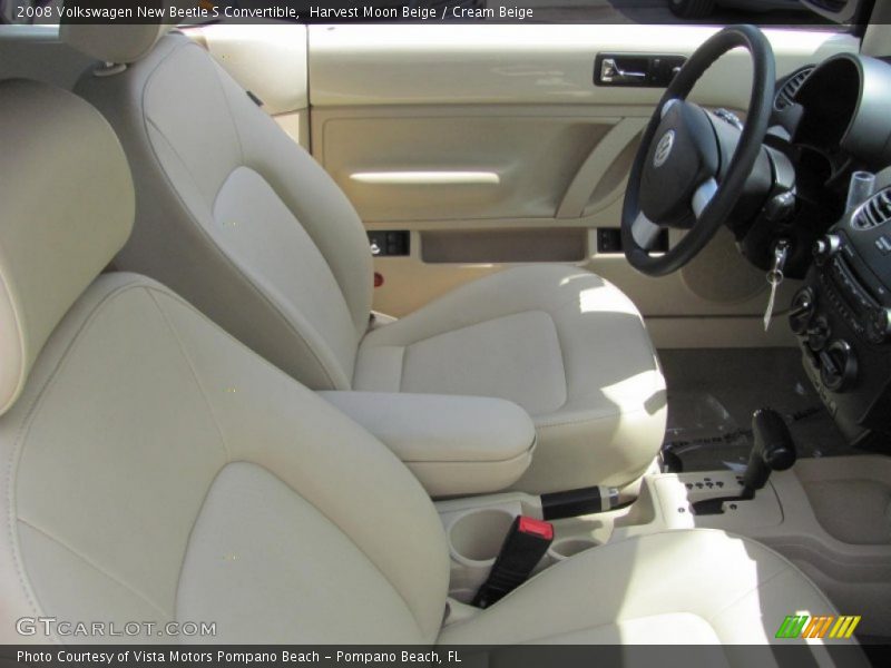 Harvest Moon Beige / Cream Beige 2008 Volkswagen New Beetle S Convertible