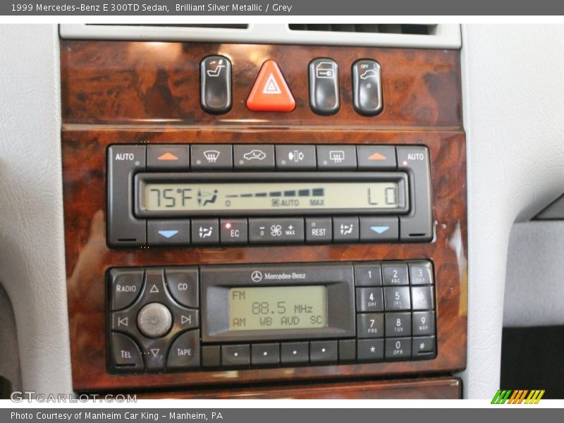 Controls of 1999 E 300TD Sedan