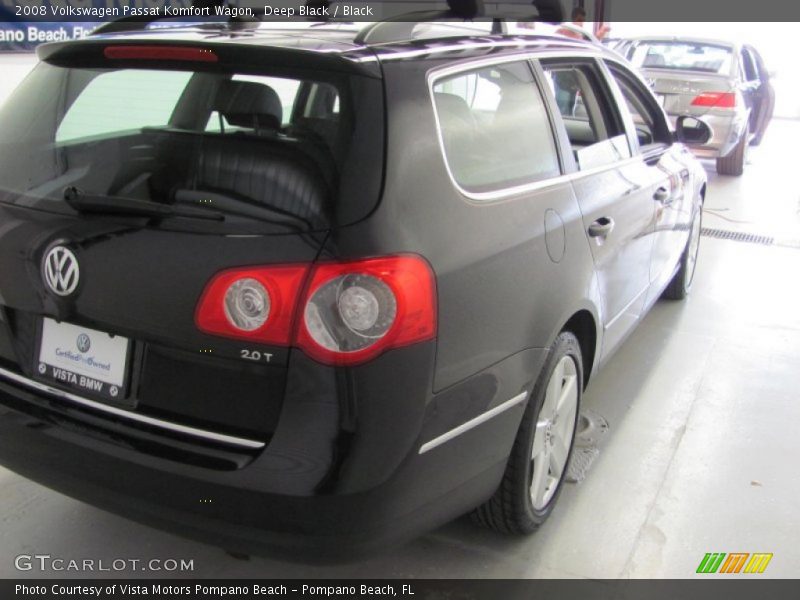 Deep Black / Black 2008 Volkswagen Passat Komfort Wagon