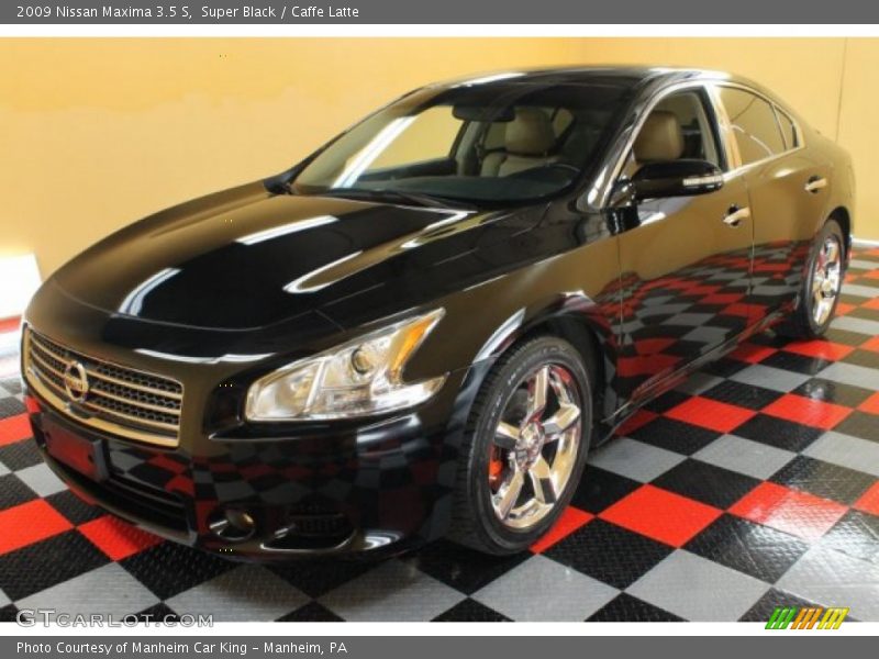 Super Black / Caffe Latte 2009 Nissan Maxima 3.5 S