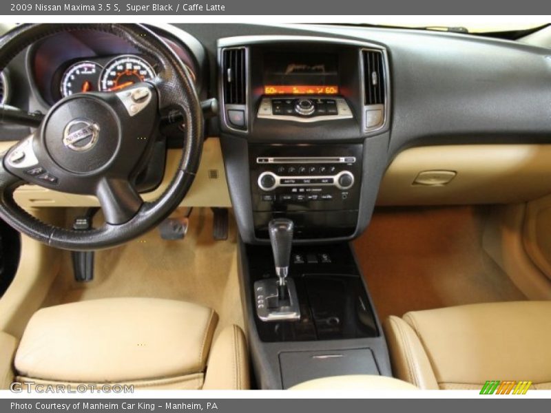 Super Black / Caffe Latte 2009 Nissan Maxima 3.5 S