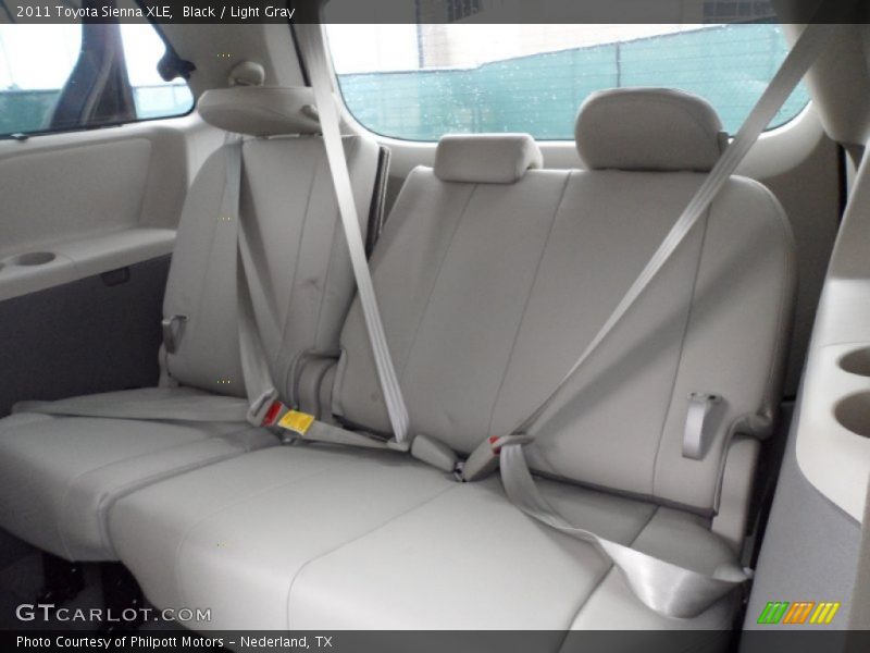Black / Light Gray 2011 Toyota Sienna XLE