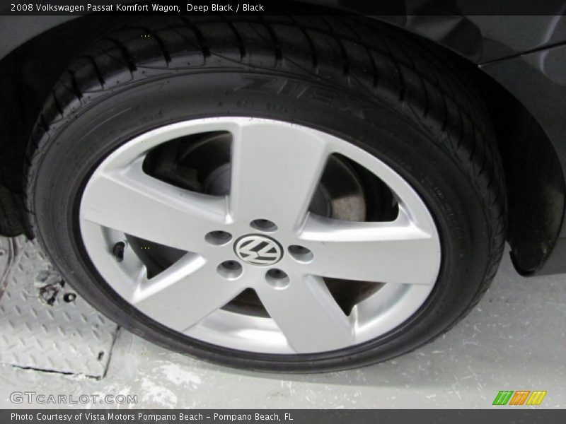 Deep Black / Black 2008 Volkswagen Passat Komfort Wagon