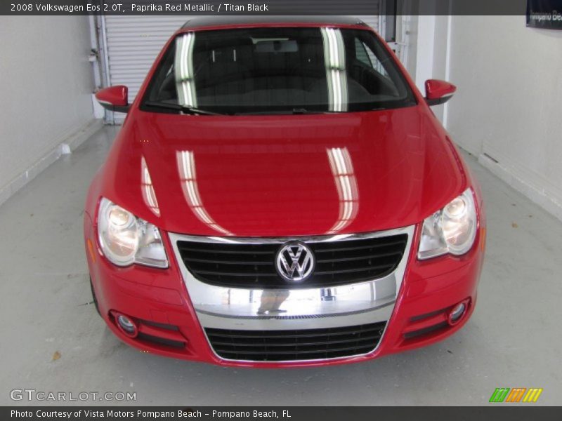 Paprika Red Metallic / Titan Black 2008 Volkswagen Eos 2.0T