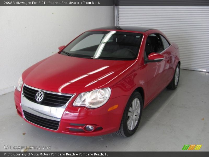 Paprika Red Metallic / Titan Black 2008 Volkswagen Eos 2.0T