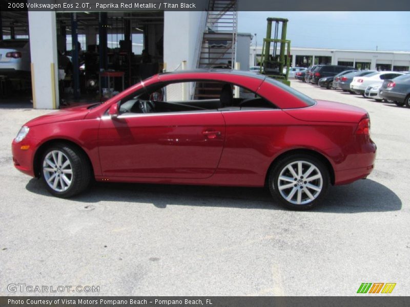 Paprika Red Metallic / Titan Black 2008 Volkswagen Eos 2.0T