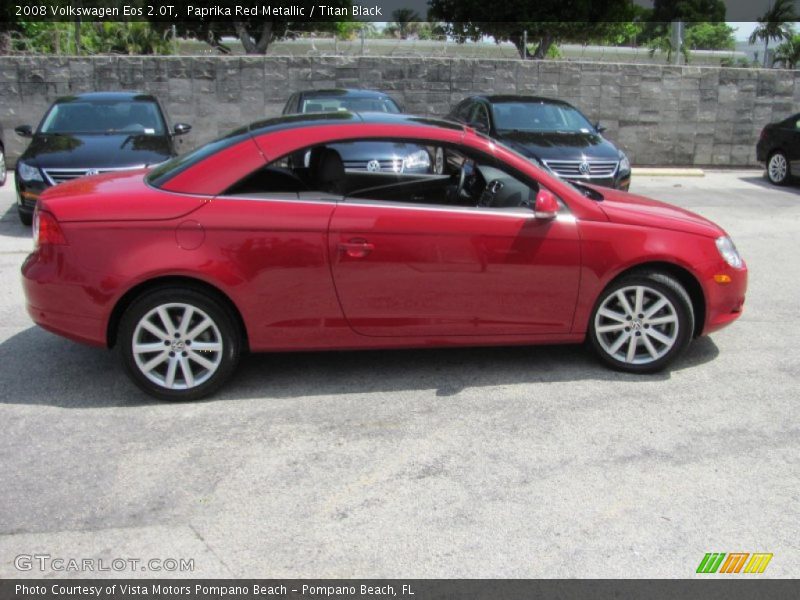 Paprika Red Metallic / Titan Black 2008 Volkswagen Eos 2.0T