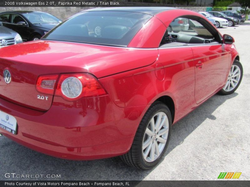 Paprika Red Metallic / Titan Black 2008 Volkswagen Eos 2.0T