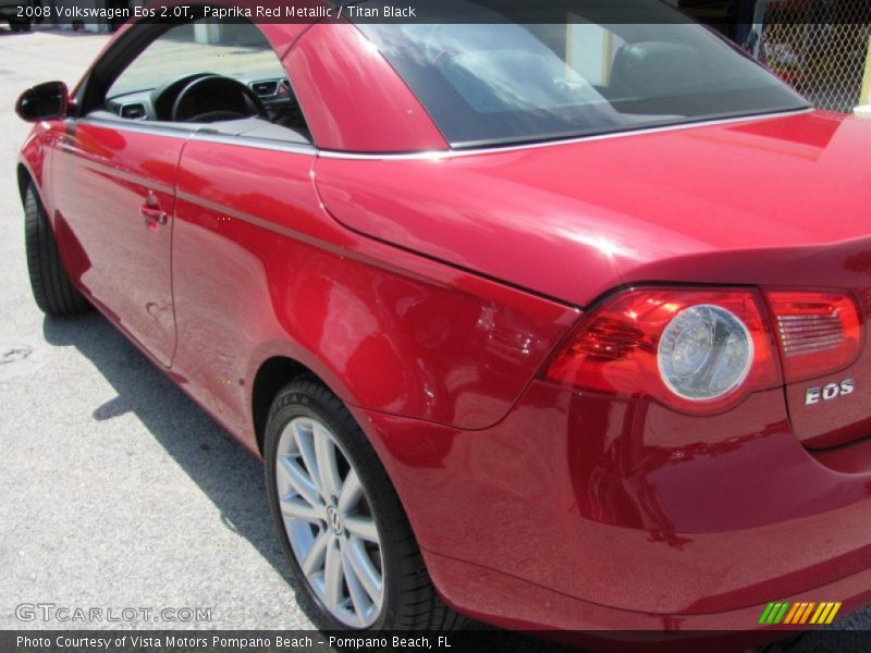 Paprika Red Metallic / Titan Black 2008 Volkswagen Eos 2.0T