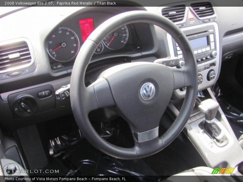 Paprika Red Metallic / Titan Black 2008 Volkswagen Eos 2.0T