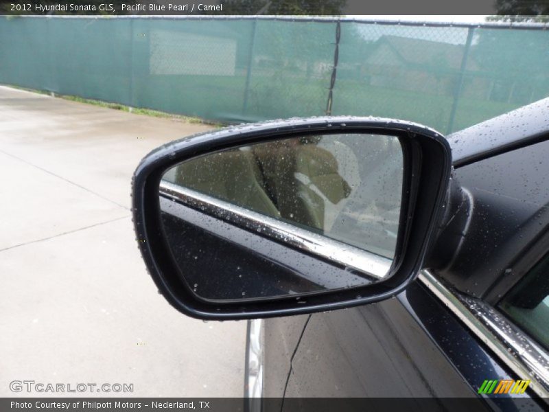 Pacific Blue Pearl / Camel 2012 Hyundai Sonata GLS