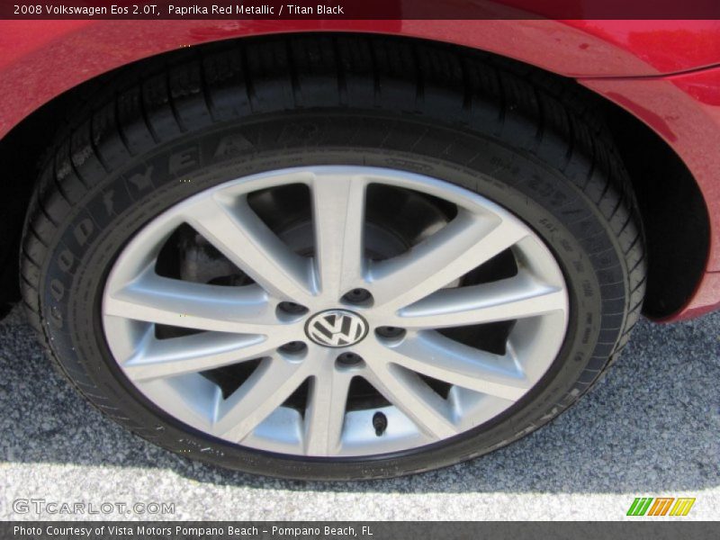 Paprika Red Metallic / Titan Black 2008 Volkswagen Eos 2.0T