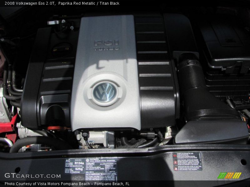 Paprika Red Metallic / Titan Black 2008 Volkswagen Eos 2.0T