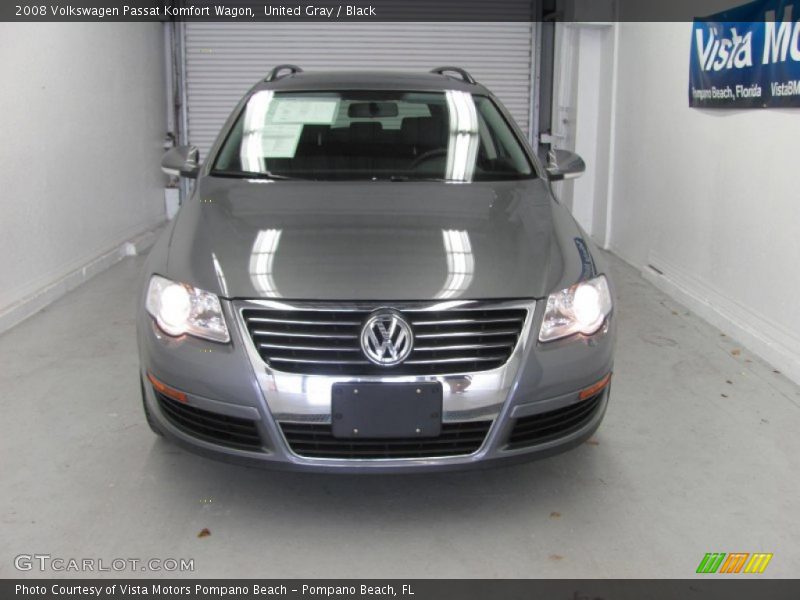 United Gray / Black 2008 Volkswagen Passat Komfort Wagon