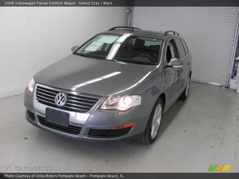 United Gray / Black 2008 Volkswagen Passat Komfort Wagon