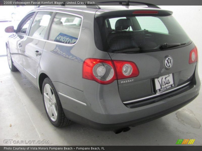 United Gray / Black 2008 Volkswagen Passat Komfort Wagon